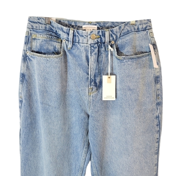NWT Good American Good Heritage Straight Leg Jeans 12/31 - Picture 4 of 10
